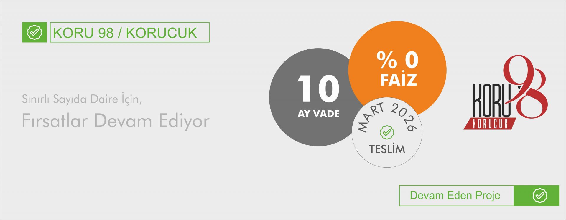 koru 98 satılık daireler