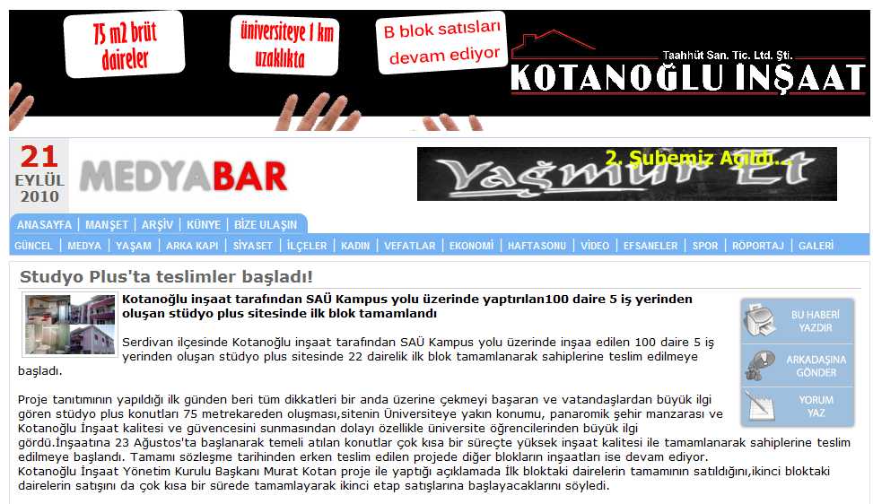 Kotanoğlu Medyabar.com’da